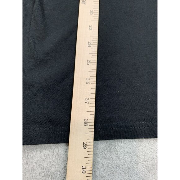 Hard Rock Cafe London Mens Large Black T-Shirt Gold Logo Crew Neck UAE - Picture 5 of 7